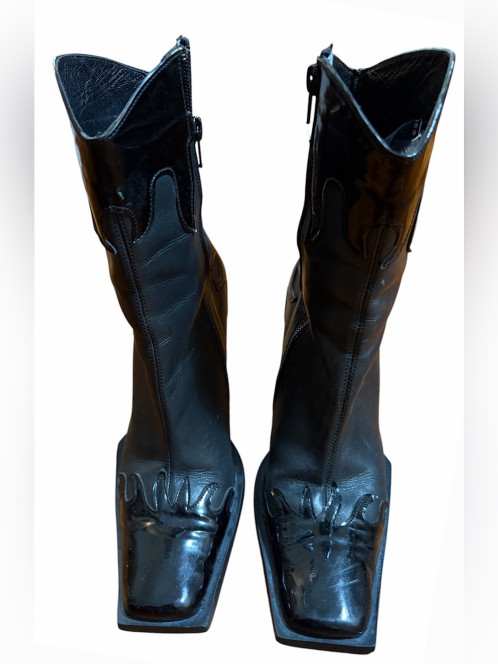 Vintage John Fluevog Buffy Boots - Flame Boots 2001 - Picture 3 of 4